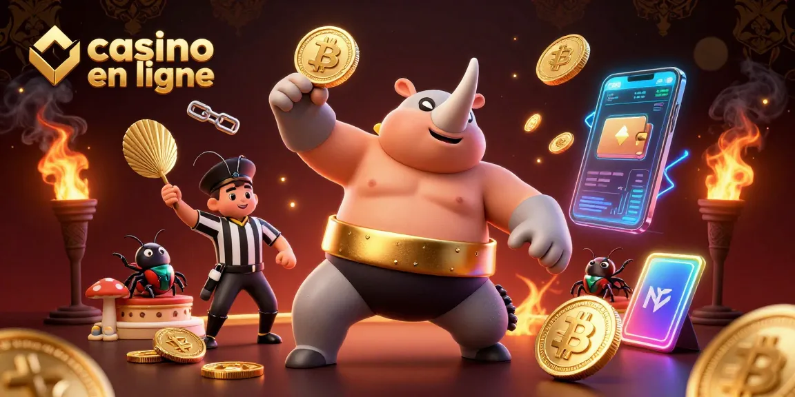 Le casino en ligne propose un affrontement haletant avec un champion rhinocéros et une ambiance festive.