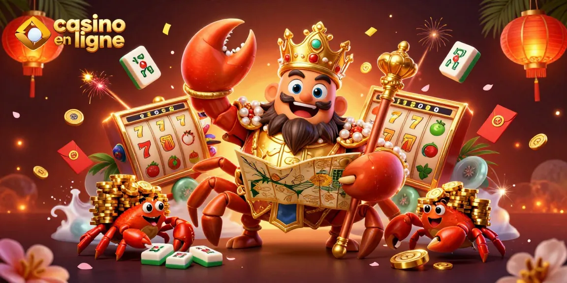 Imaginez des jeux de casino en ligne où le crabe empereur détient un trésor et des puces dorées.