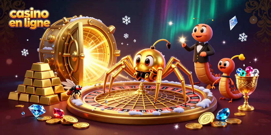 Découvrez le casino en ligne avec une araignée dorée, des paris nerveux et des richesses scintillantes.