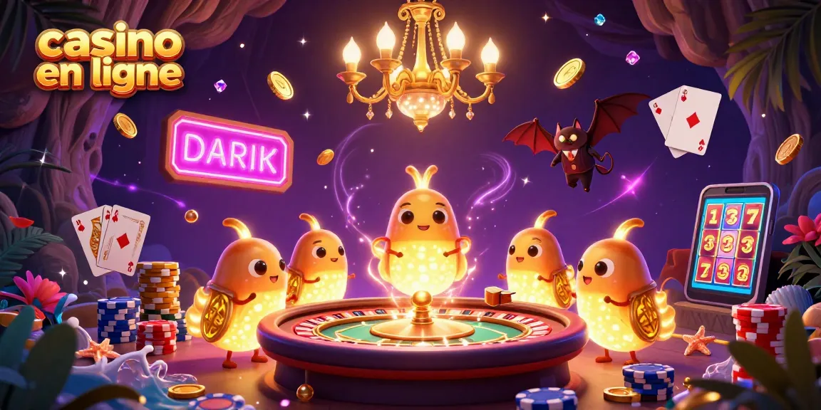 Casino en ligne : des lucioles illuminent une scène de jeu captivante dans une caverne décorée.