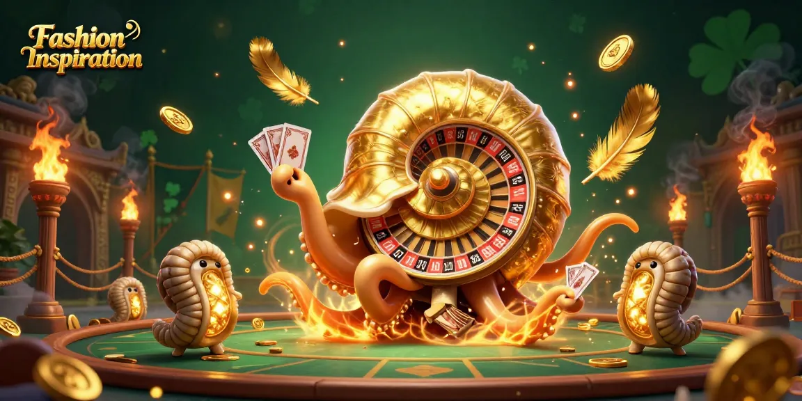 Experience fashion inspiration with a captivating 3D casino scene showcasing dynamic gambling elements.