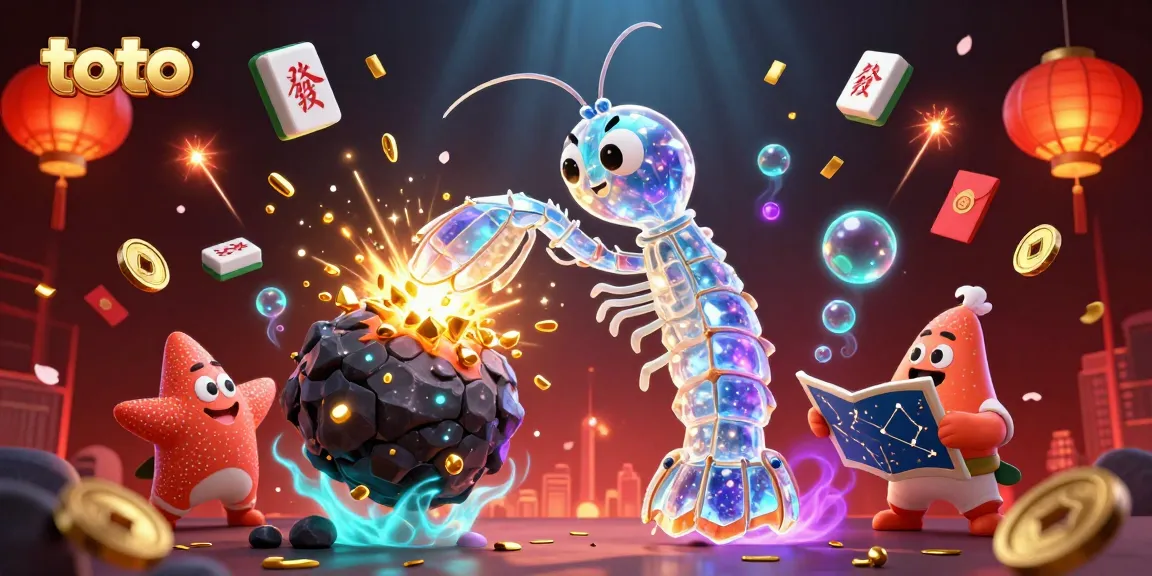 menang di toto dengan ilustrasi kasino yang penuh warna dan detail dinamis