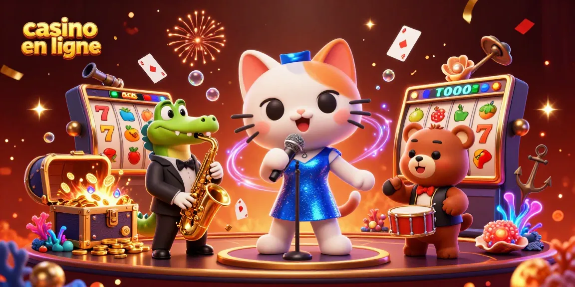 Profitez de l'univers des jeux avec cet art vibrant pour le casino en ligne.