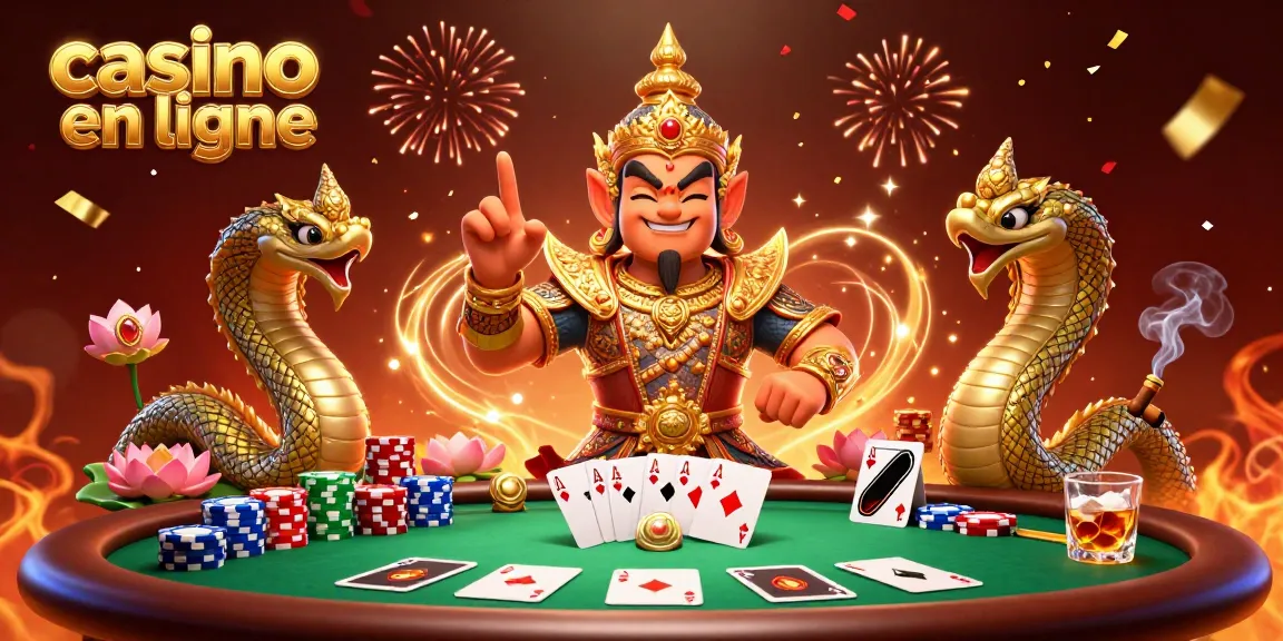 Faites monter l'adrénaline avec le jeu casino en ligne, où gardiens et serpents dorés se rencontrent autour des tables.