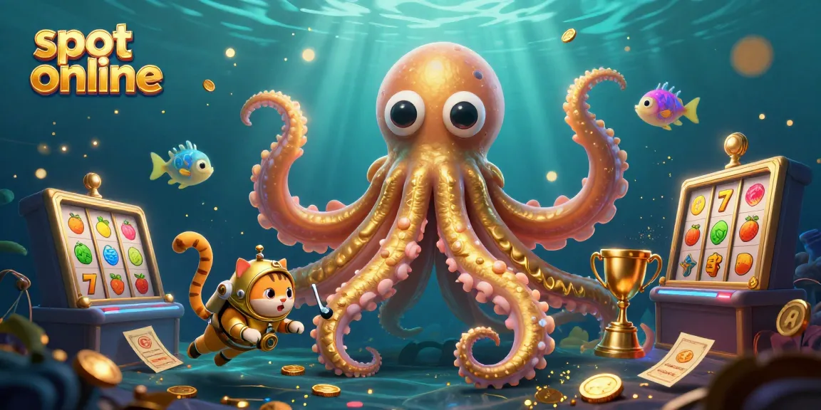 Spin the reels and win big with slot online in this captivating underwater scene.