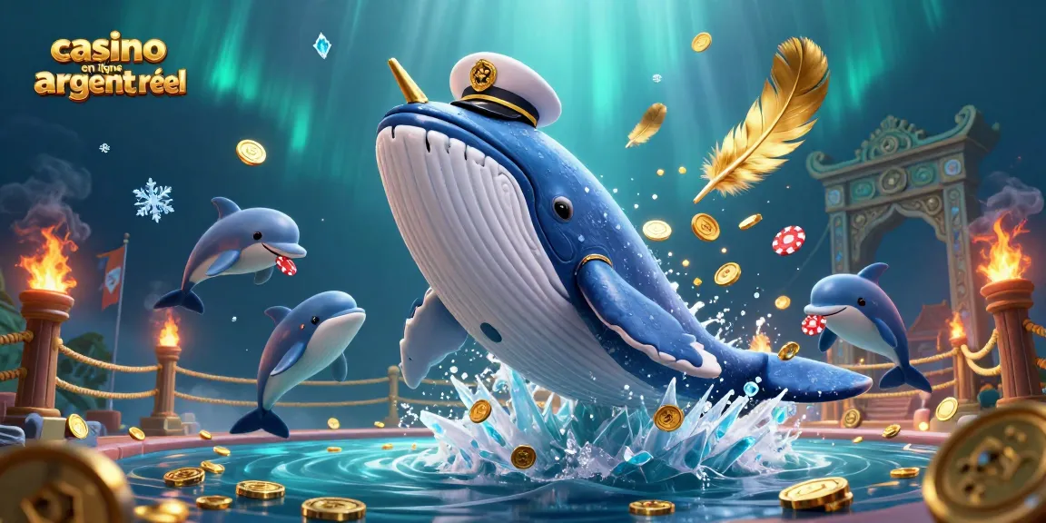 Jouez sur casino en ligne argent réel avec une scène marine riche en personnages et éléments de casino.